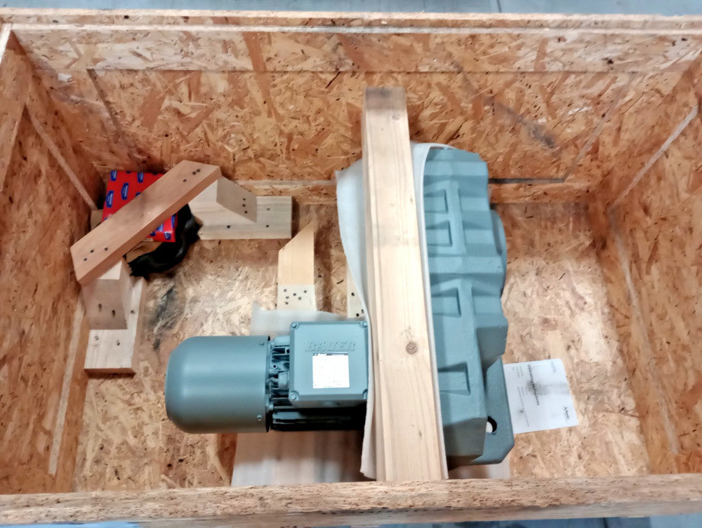 Bauer BF60-05A x 125.5 GearMotor DPE09XA4-SL-S/ESX010A8/AM 3ph 1.5hp 1750/14rpm