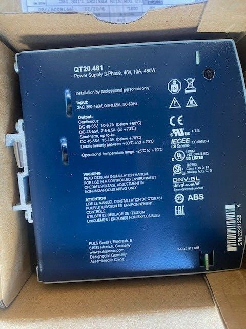 PULS QT20.481 Power Supply
