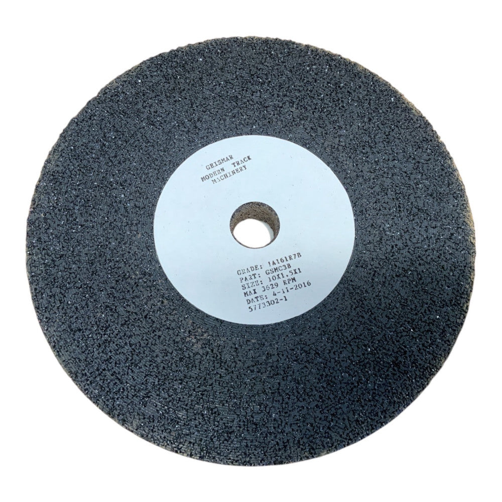 Geismar Modern Track GSMC3B Grinding Wheel 10 x 1.5 x 1 – 3629 RPM – Rail Grinde