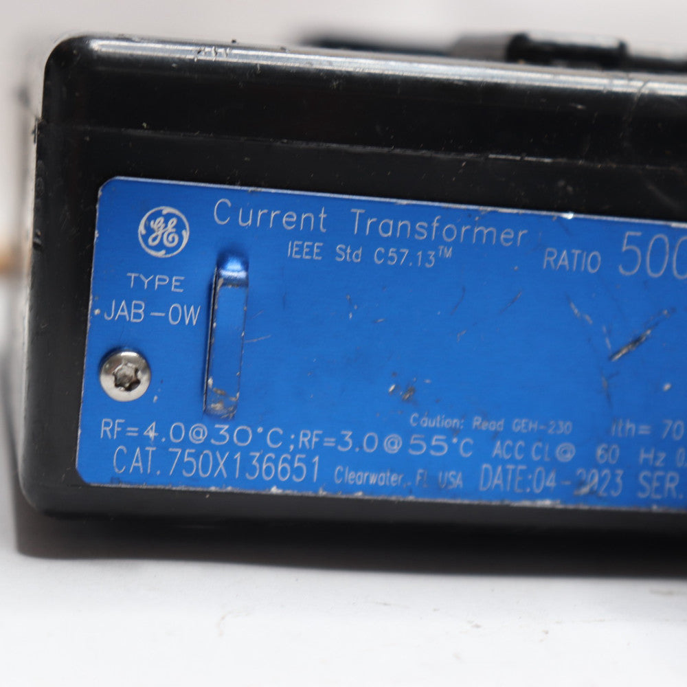 GE Current Transformer CT Single Phase 500:5 A 10 kV BIL 50/60 Hz