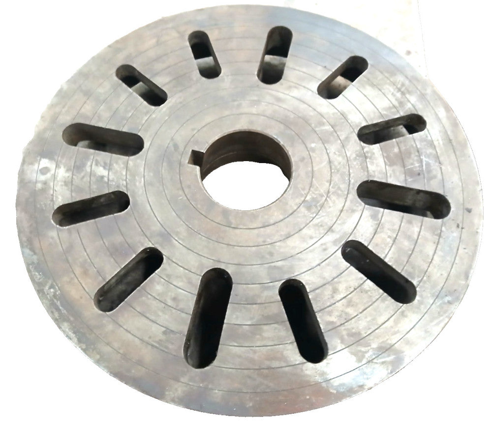 LATHE MOUNT FACE PLATE 16" BORE ID 3-1/4" OD 3-3/8" DEPTH 3" KEYWAY 5/8"