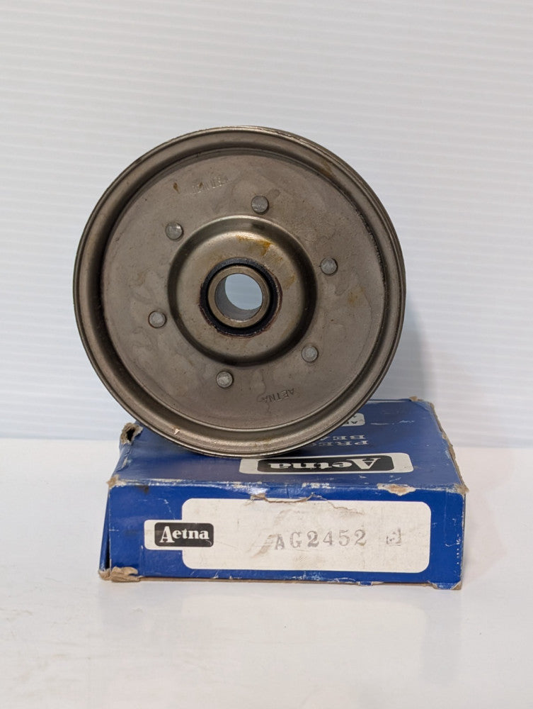 Aetna AG2452 Flanged V-Belt Idler Pulley/Sheave 0.649" I.D. 4.625" O.D.