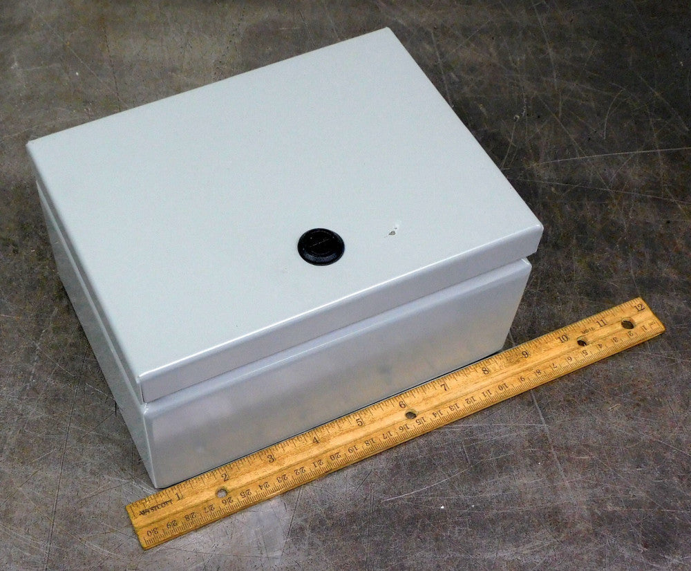 Saginaw SCE-806ELJ Gray Steel (NEMA) 1 Electrical Enclosure 8" L x 6" W x 4" H