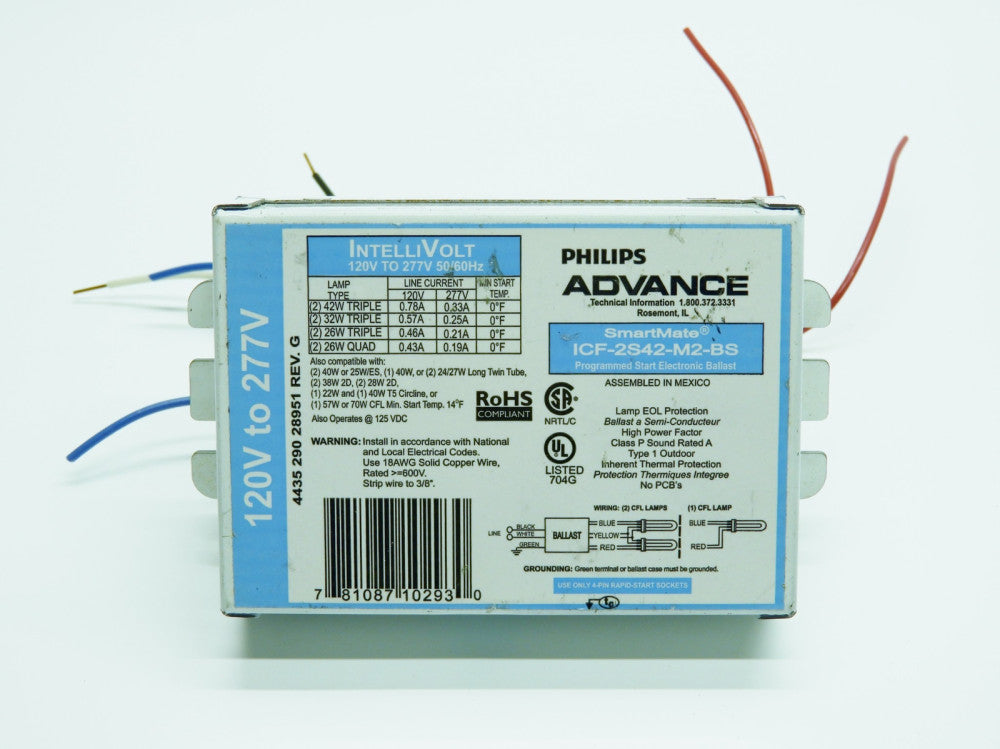 Philips Advance ICF-2S42-M2-BS Smartmate Ballast