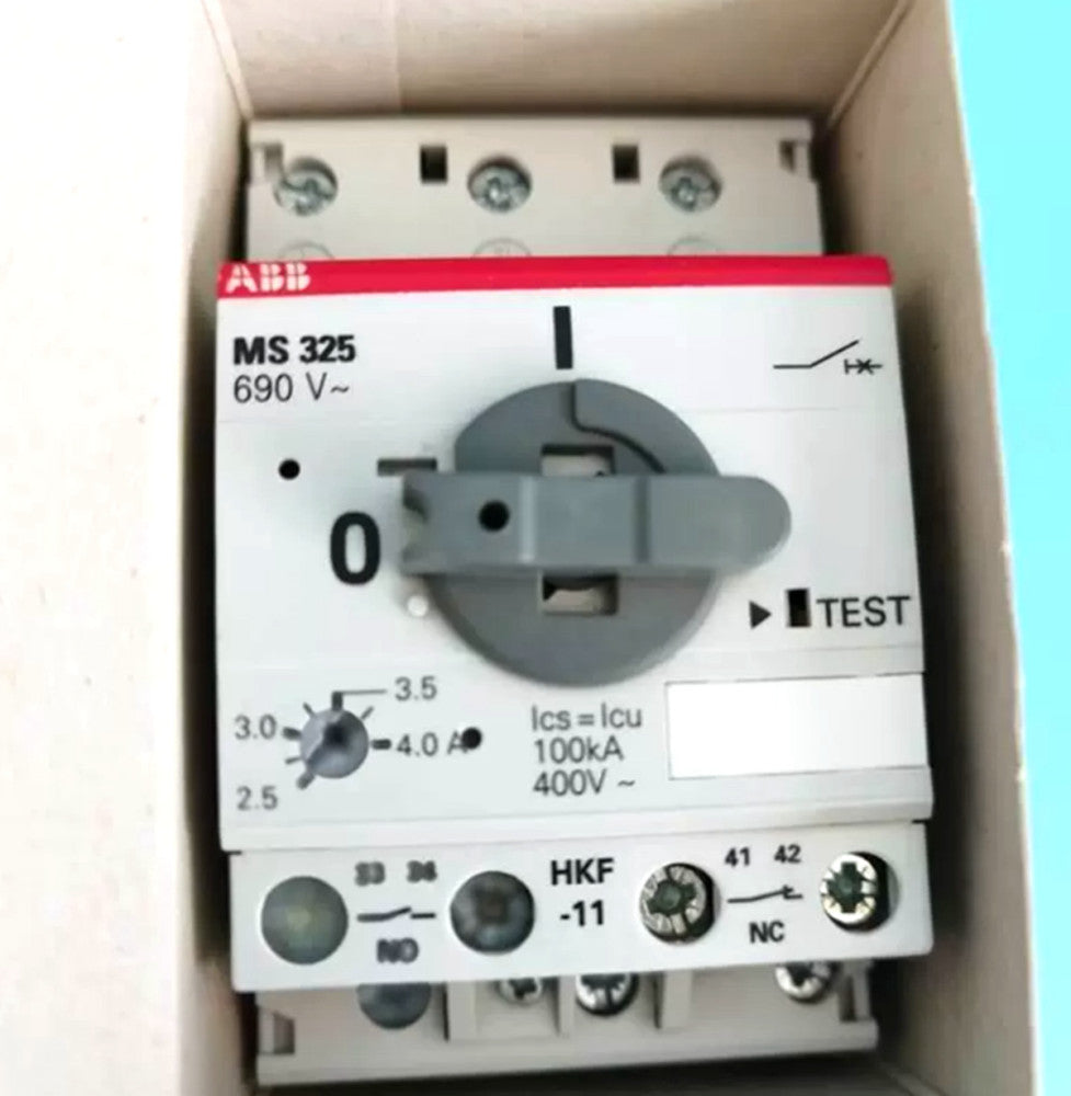 One Brand New ABB MS325-4 Manual Motor Starter