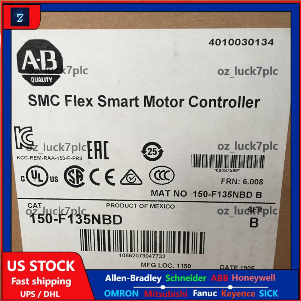 Allen-Bradley 150-F135NBD SMC Flex Smart Motor Controller AB US Free Tax