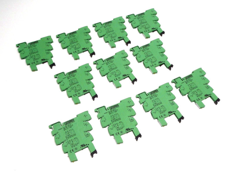Phoenix Contact PLC-BSC-5DC/21 Terminal Block Relay 2980225 LOT OF 11