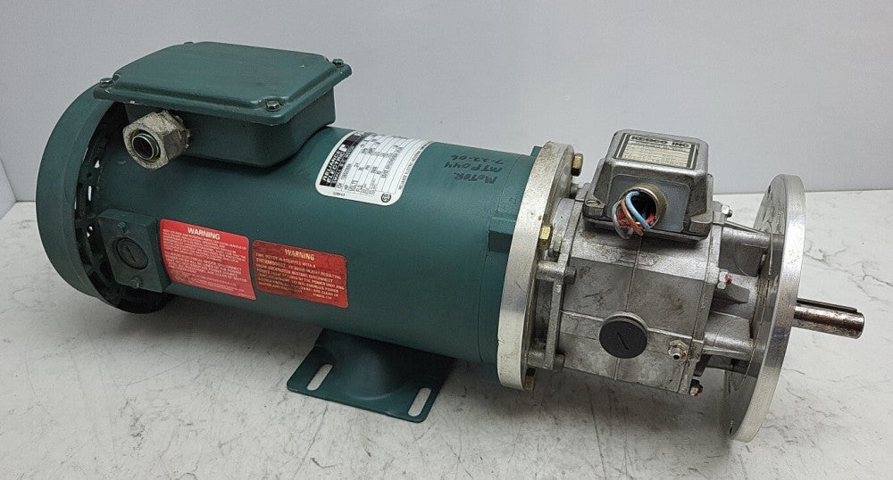 Reliance T56S2009A-EH 3/4 Hp 90V Dc Motor 1750 Rpm Kebco 07.10.670 Brake Clutch