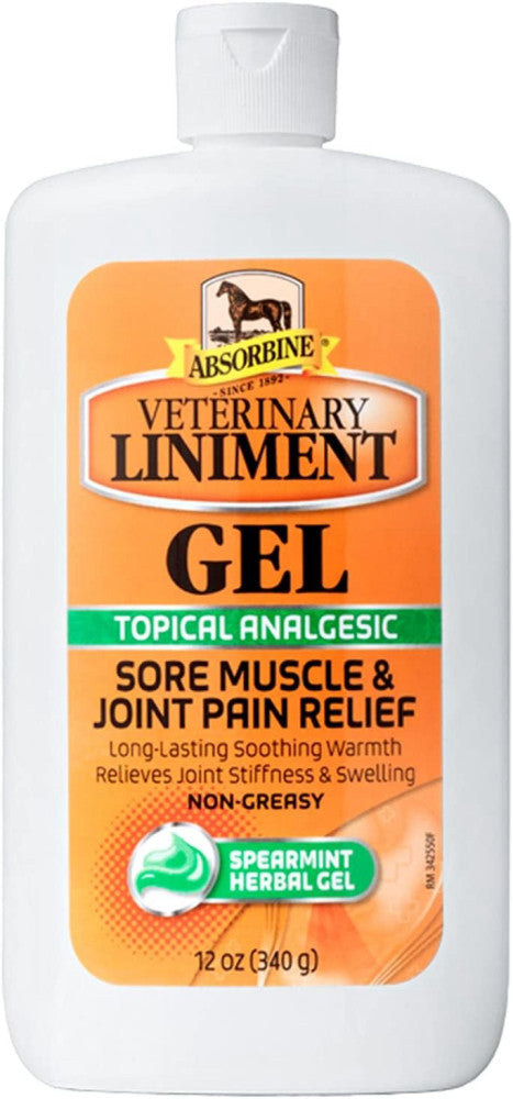 Absorbine Veterinary Liniment Topical Analgesic Sore Muscle 12 oz, LINPOULTA