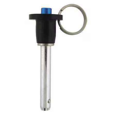 Zoro Select Lbr-149 Ball Lock Pin,Button Handle,4" Grip L