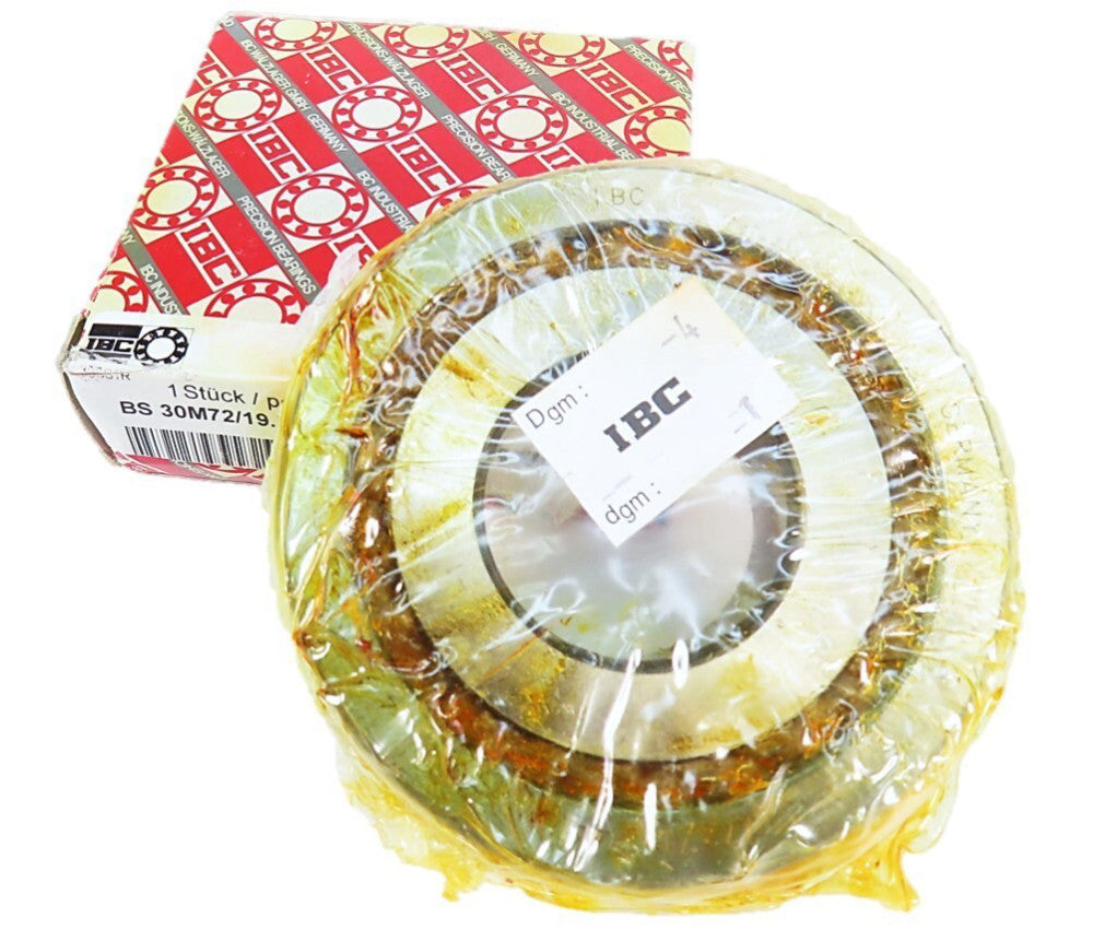 IBC BS30M72/19.P4A.UM Deep Groove Ball Bearing 30x72x19mm NEW IN BOX