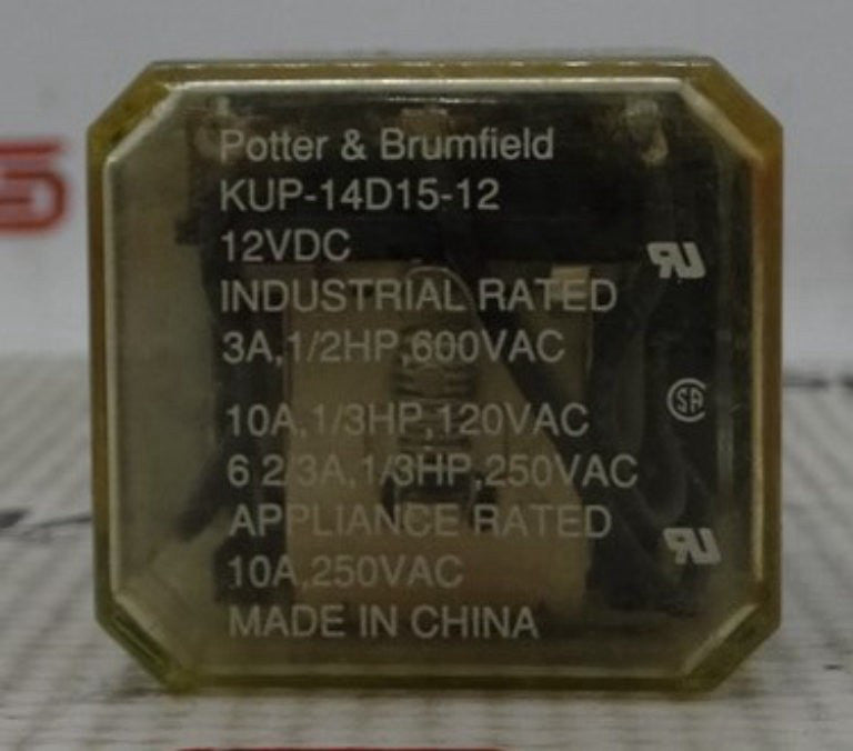 POTTER & BRUMFIELD KUP-14D15-12 RELAY