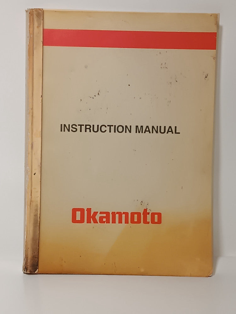 Okamoto OGM-8 and OGM-12 Series Cylinrical Grinder Instruction Manual