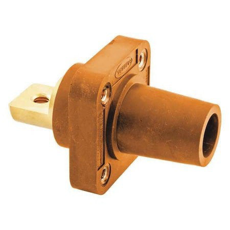 Hubbell Wiring Device-Kellems Hblfrbo Receptacle,Taper Nose,Org,Female,Ser 16