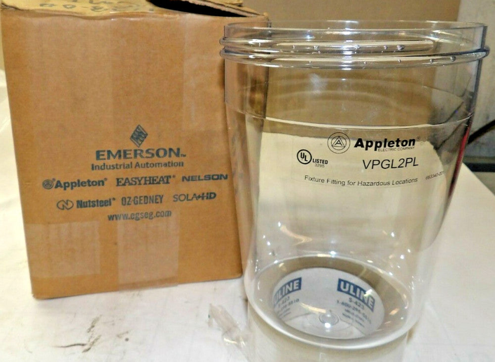 NEW EMERSON APPLETON POLYCARBONATE HAZARDOUS LOCATION FIXTURE FITTING VPGL-2PL