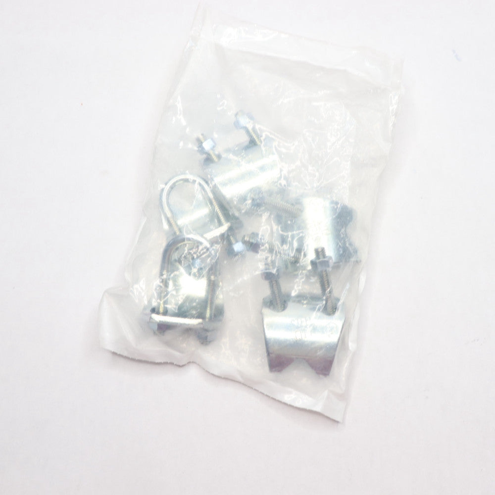 (5-Pk) Steel City Right Angle Beam Clamp Malleable Iron Hot Dipped Galvanized