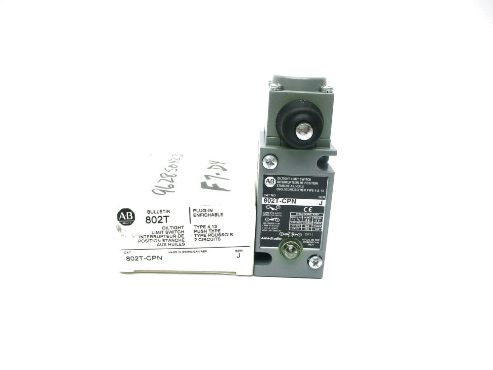 ALLEN BRADLEY 802T-CPN SER. J (WH) NSMP