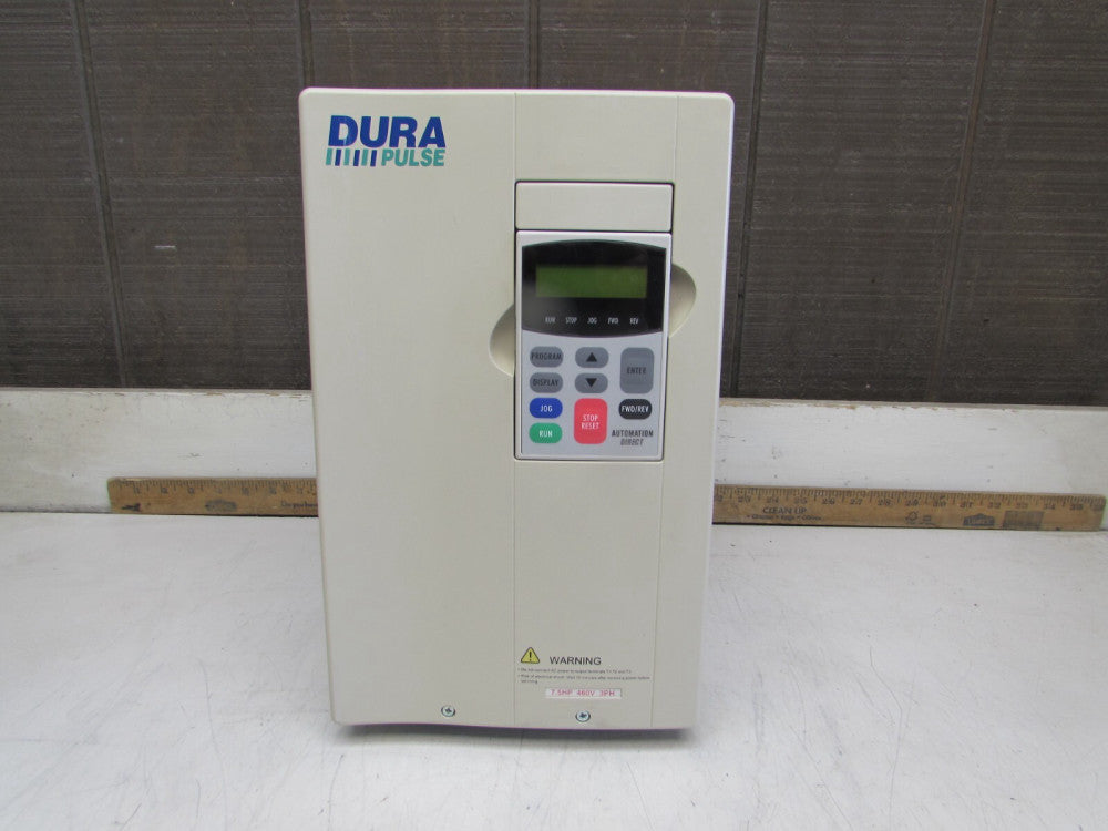 AUTOMATION DIRECT GS3-47P5 , 7.5hp DURA PULSE AC DRIVE, 3ph/460V/14A, MAKE OFFER