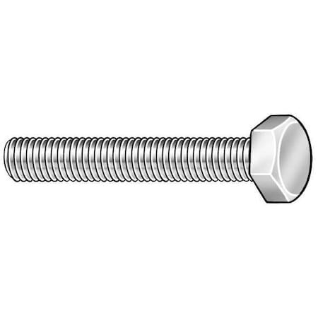 Zoro Select U51000.050.0062 18-8, 1/2"-13 Hex Head Cap Screw, Plain Stainless