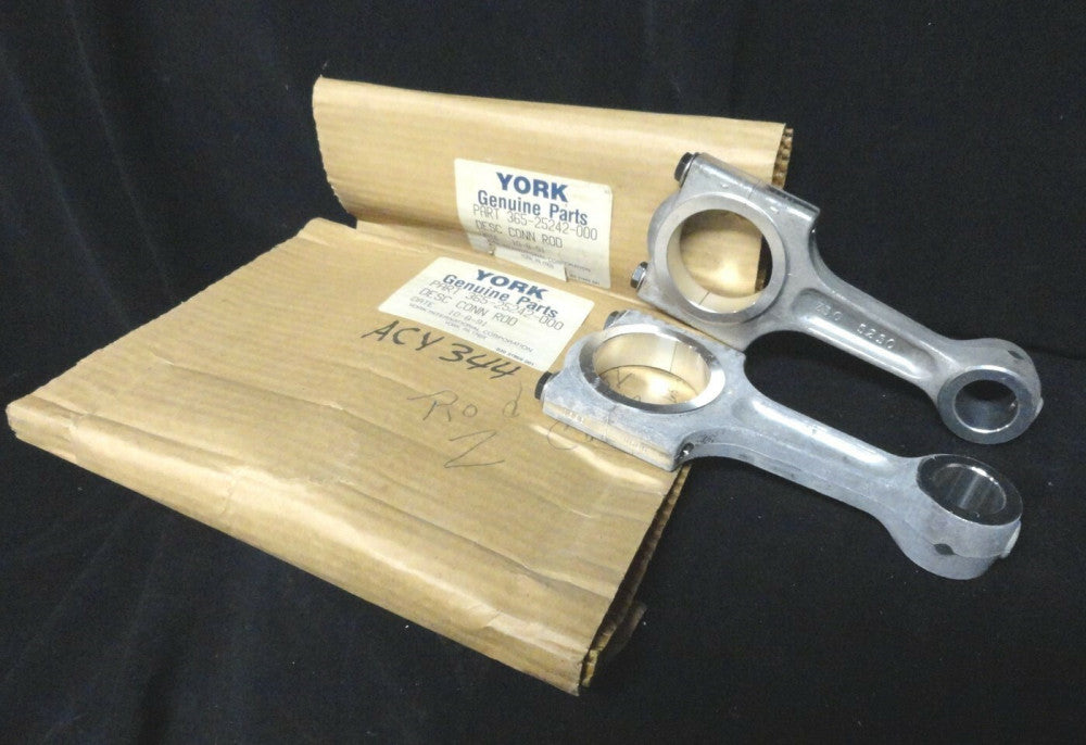 TWO (2) YORK Piston Connecting Rod PN: 365-2524-000 NEW GENUINE York Z3.0-5250