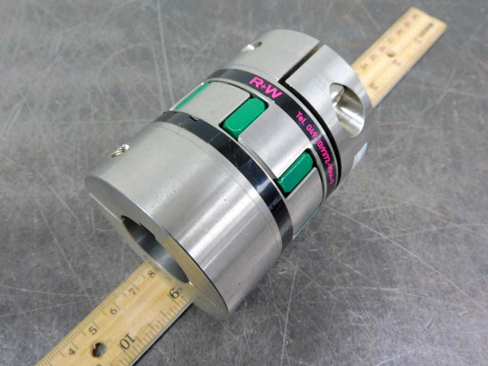 R&W Jaw Shaft Coupling Clamping 1-1/4" to 1-1/4" 1.250 Stainless Steel
