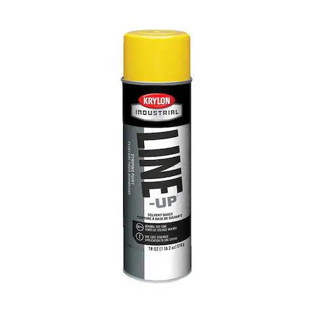 Krylon Industrial K00830108 Pavement Striping Paint, 18 Oz., Highway Yellow,