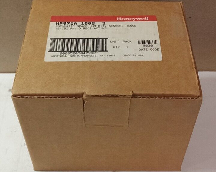 NEW HONEYWELL HP970B1007 PNEUMATIC SPACE HUMIDISTAT 15-75% REVERSE ACTING