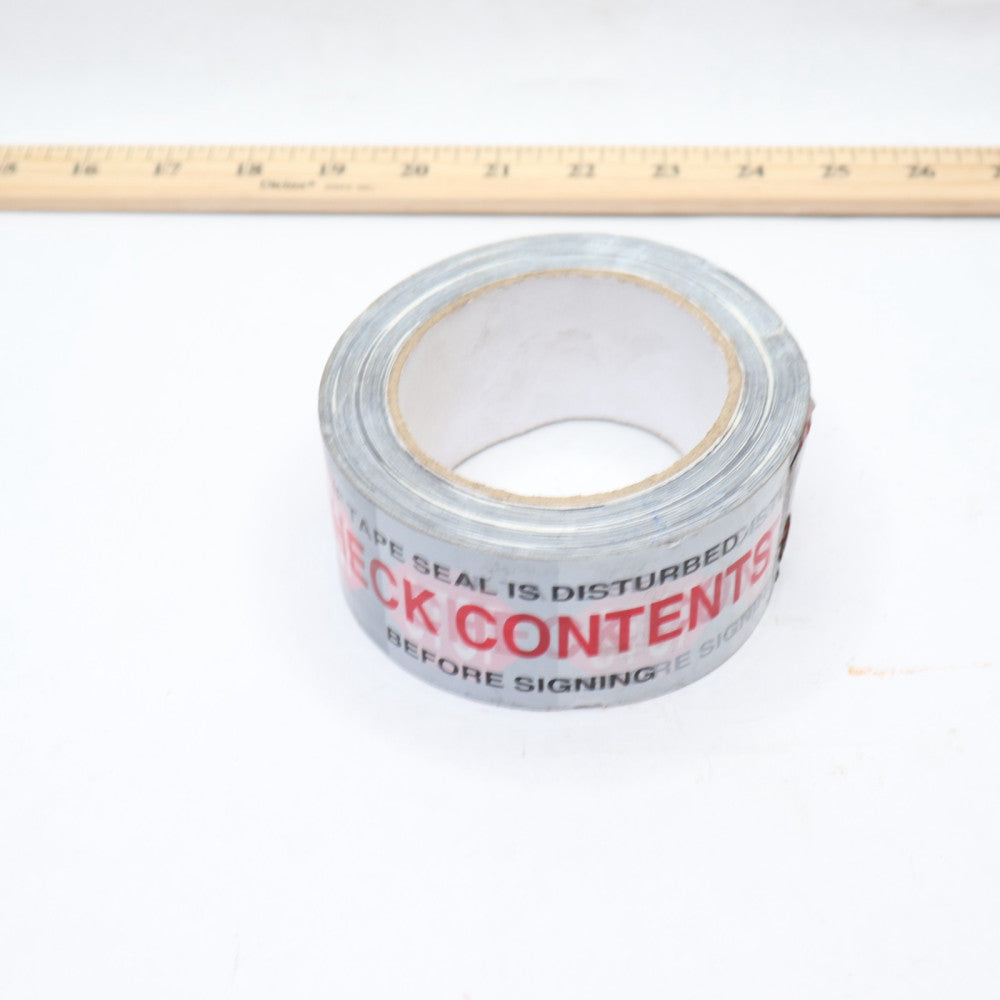 Printed Packaging Tape Polypropylene White 2" x 110yds