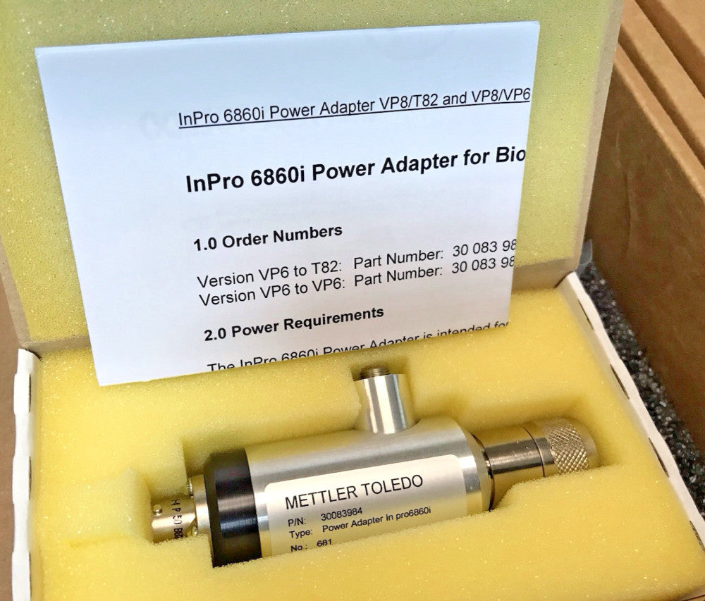 Mettler Toledo 30083984 InPro 6860i Power Adapter with T82 Connector