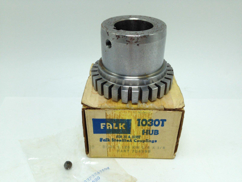 NEW Falk 704599 Grid Coupling Hub, 1030, Finished w/KW, 1.125 in. Bore Dia.