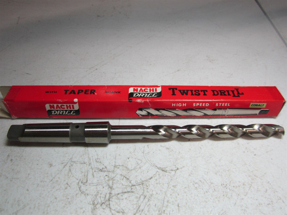 Nachi 29/64" 140° 118mm OAL Solid Carbide Coolant Fed Drill