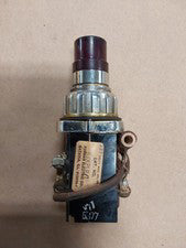 Furnas Electric Light Module Model BJXPLR/1. 125 Volts Red Push Button