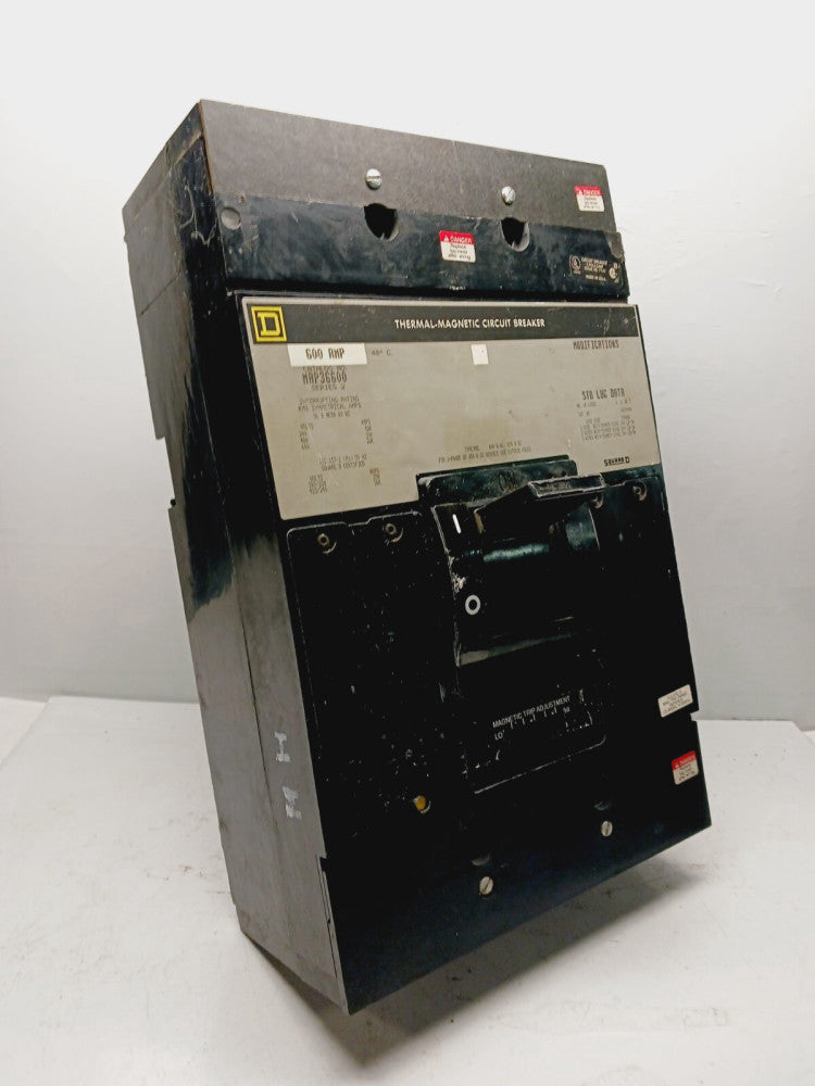 SQUARE D MAP36600 600 AMP CIRCUIT BREAKER 3 POLE 600 VAC