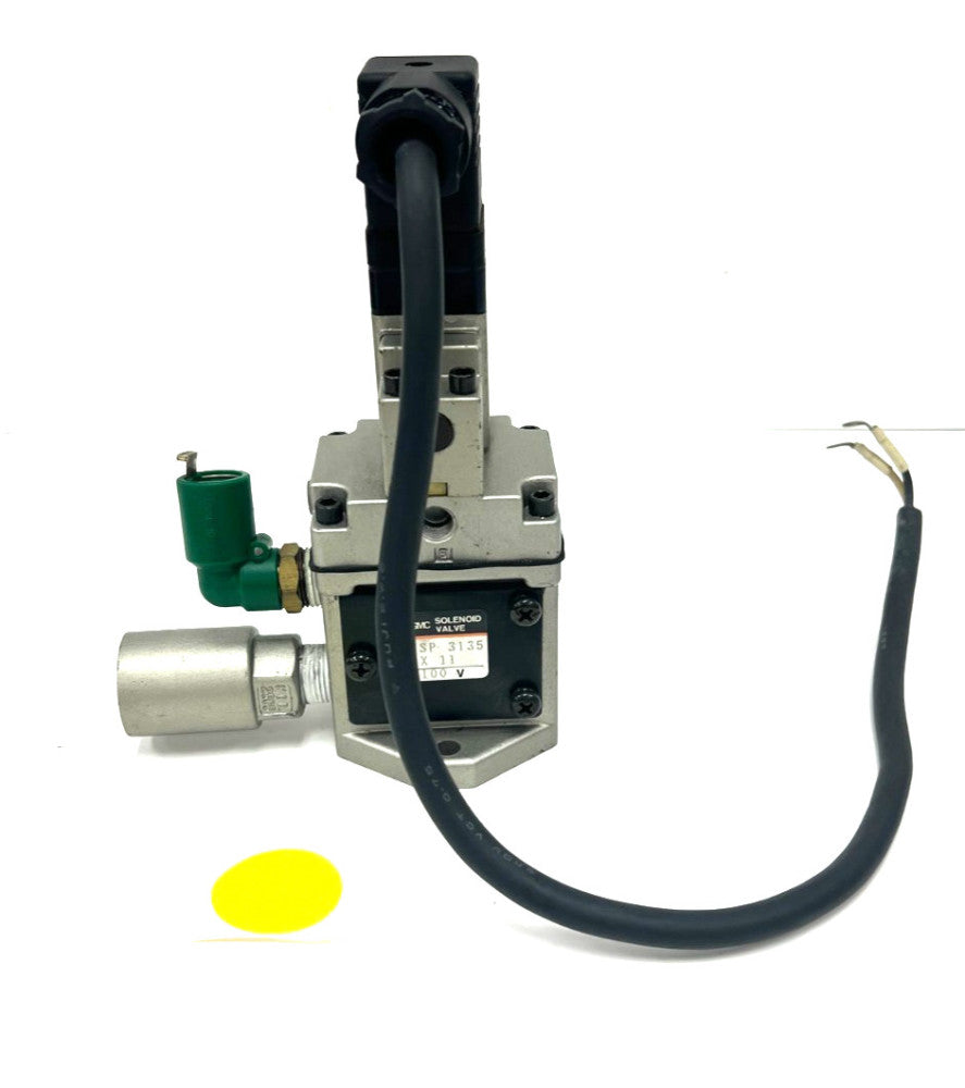 SMC VSP 3135 X 11 SOLENOID VALVE 3 PORT 100VAC 145 PSI