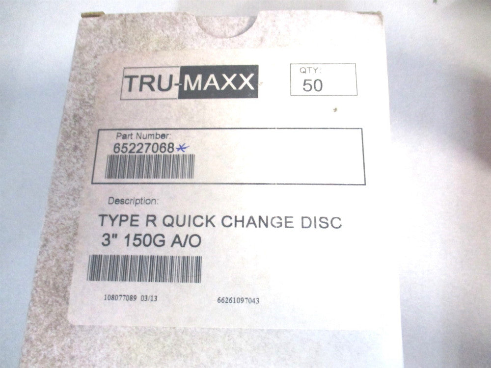 (69957323734) 3″ 150 Grit Very Fine Aluminum Oxide Quick Change Disc - Qty 50