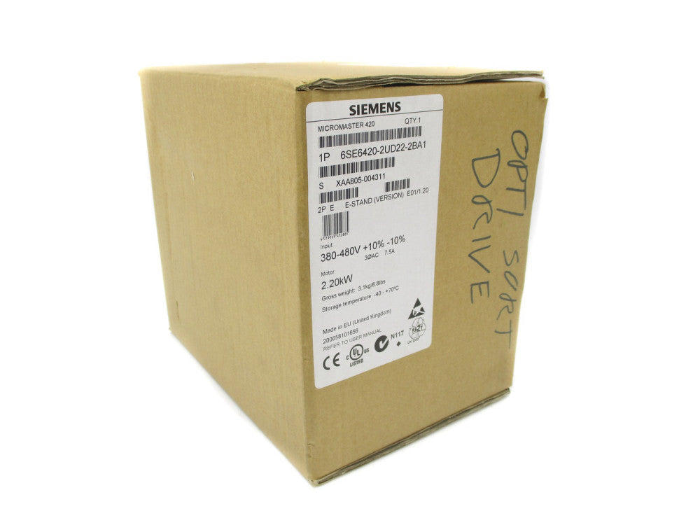 SIEMENS 6SE6420-2UD22-2BA1 NSFS