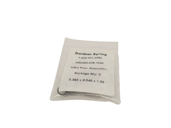 Gardner Spring GE0360-045-1000 Ultra Prec. Extension .36" x .045" x 1" 3 PACK
