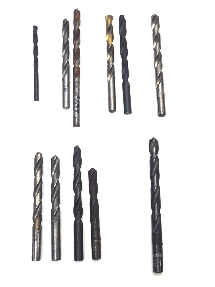 HSS DRILL BITS (LOT OF 11) 17/64" TO 33/64"