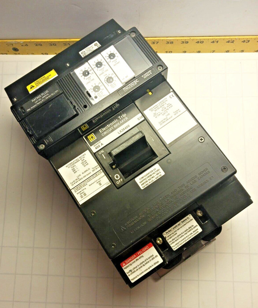 Square D 400 Amp I-Line Circuit Breaker 600 VAC 3 Pole LX36400