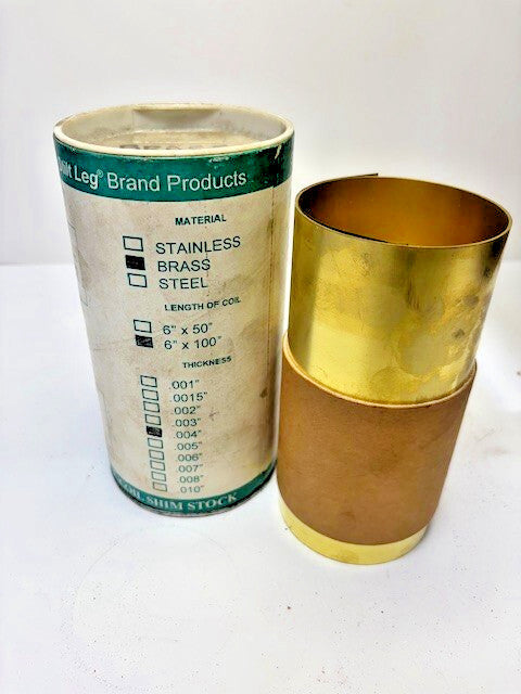 STILT LEG BRAND PRODUCTS .004 BRASS