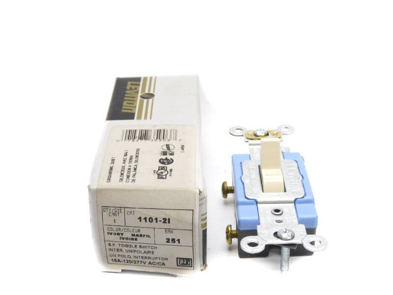 LEVITON 1101-2I 120/277VAC 15A NSMP