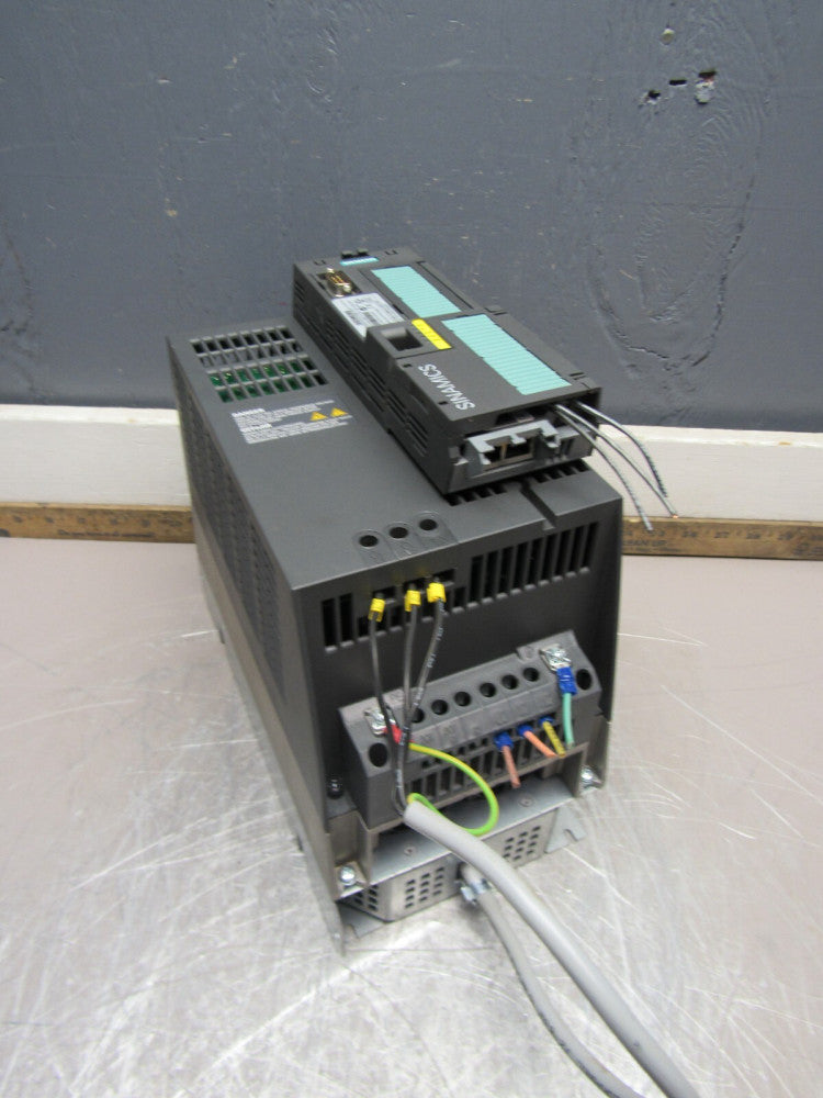 SIEMENS SINAMICS 6SL3224-0BE22-2UA0 2.2KW POWER MODULE W/6SL3244-0BB12-1FA0 XLNT