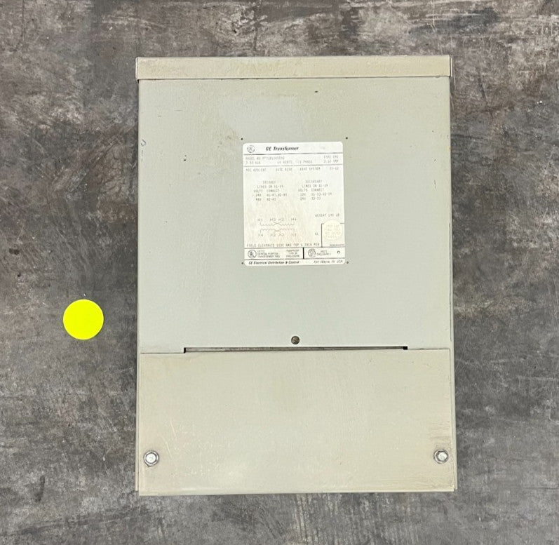 GE TRANSFORMER 9T21B1005G02 TYPE QMS SERIES 1A 7.5KVA 1PH 60HZ 240/480VAC