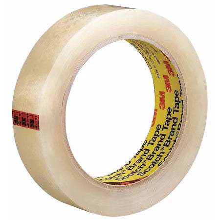 3M 600 Packaging Tape,65.83M L,25.4Mm W,Pk36