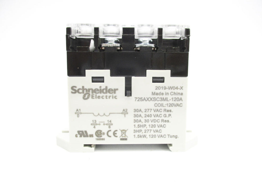 SCHNEIDER ELECTRIC 725XXSC3ML-120A 120VAC 30A NSNP