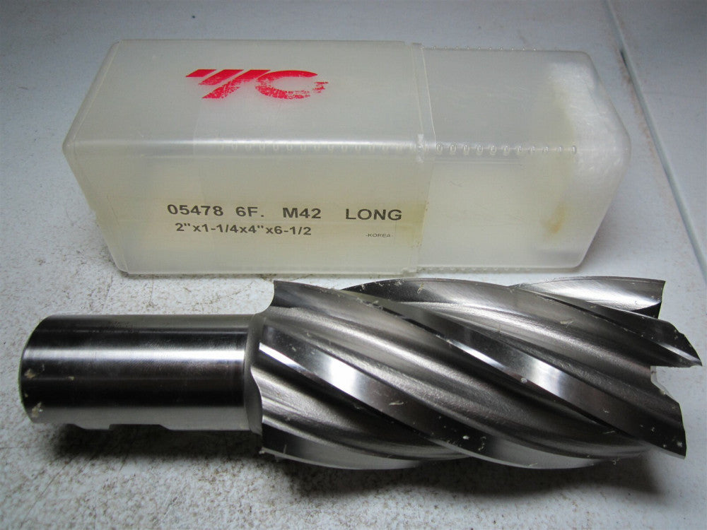 YG-1 (05478) 2 x 1-1/4 x 4 x 6-1/2 6 Flute Long Cobalt Square End Mill