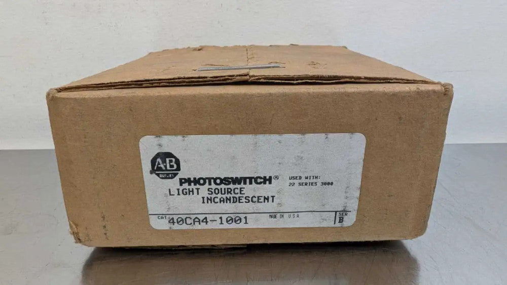 Allen-Bradley 40CA4-1001 Light Source Incandescent PHOTOSWITCH Ser B