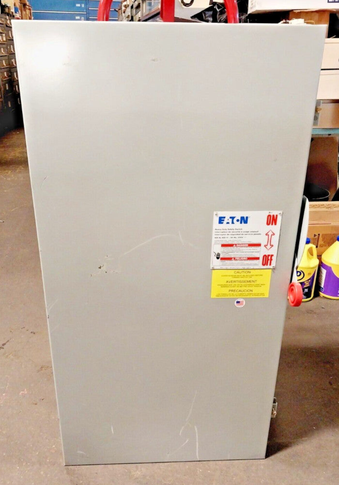 New Eaton 400 Amp Non-Fused Safety Disconnect Switch 600 VAC 3 Pole DH365UGK