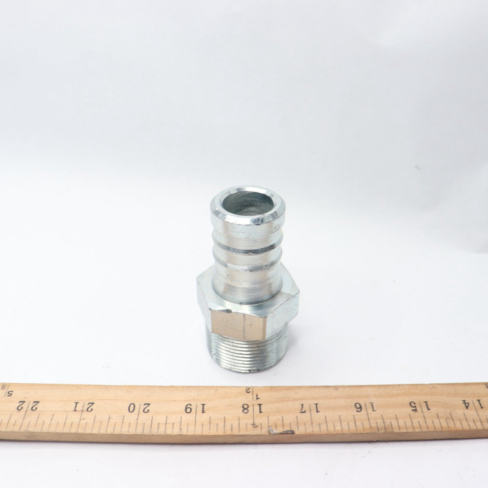 Hex Adapter Steel 1-1/4" Barb x 1-1/2" NPT