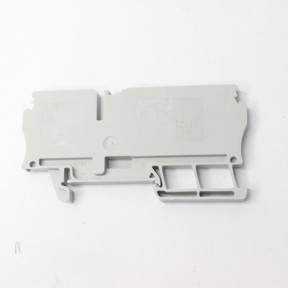 Allen-Bradley Spring Clamp Terminal Block Gray 22-10 AWG 1492-L4T